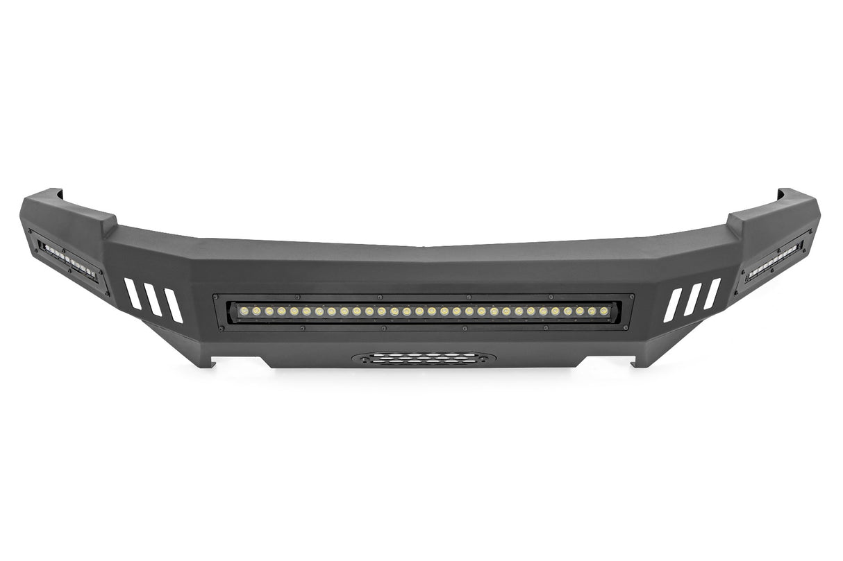 Rough Country - Front High Clearance Bumper - BLK LEDs - Chevy Silverado 1500 (07-13) - 10911