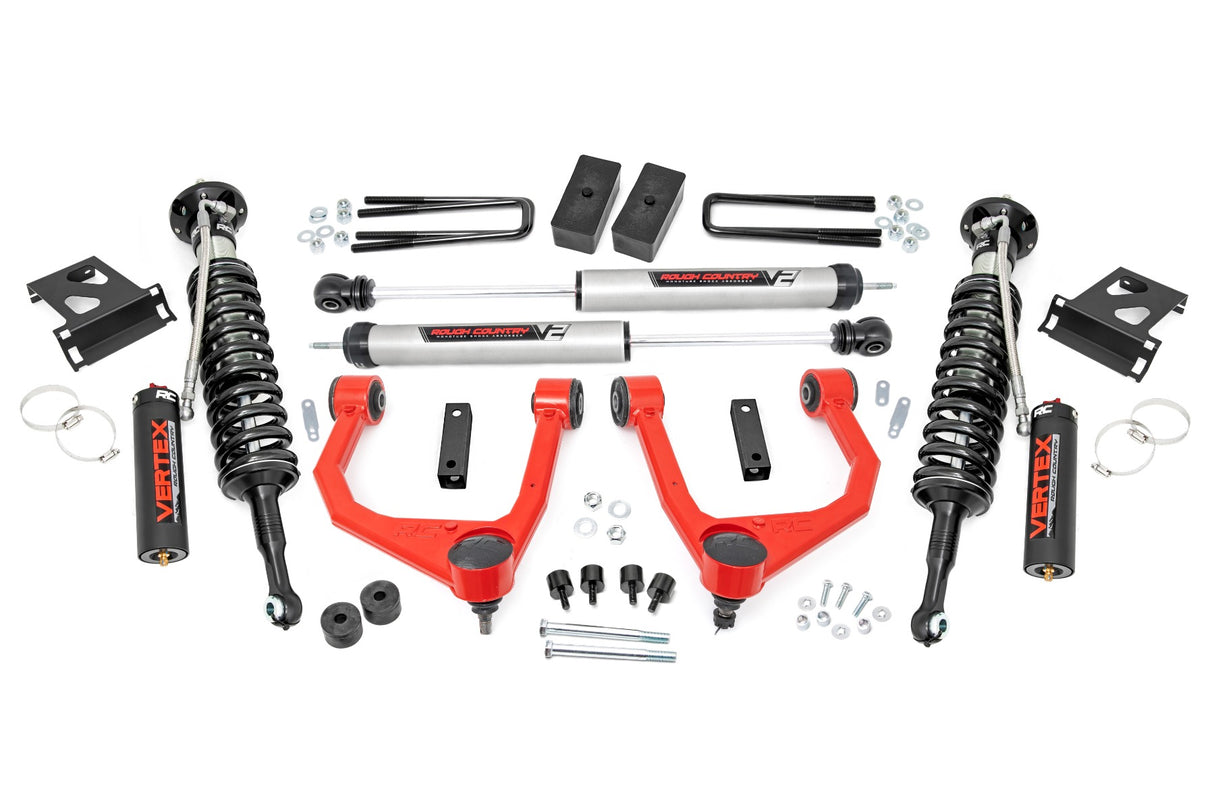 Rough Country - 3.5 Inch Lift Kit - Vertex/V2 - Toyota Tundra 4WD (2007-2021)