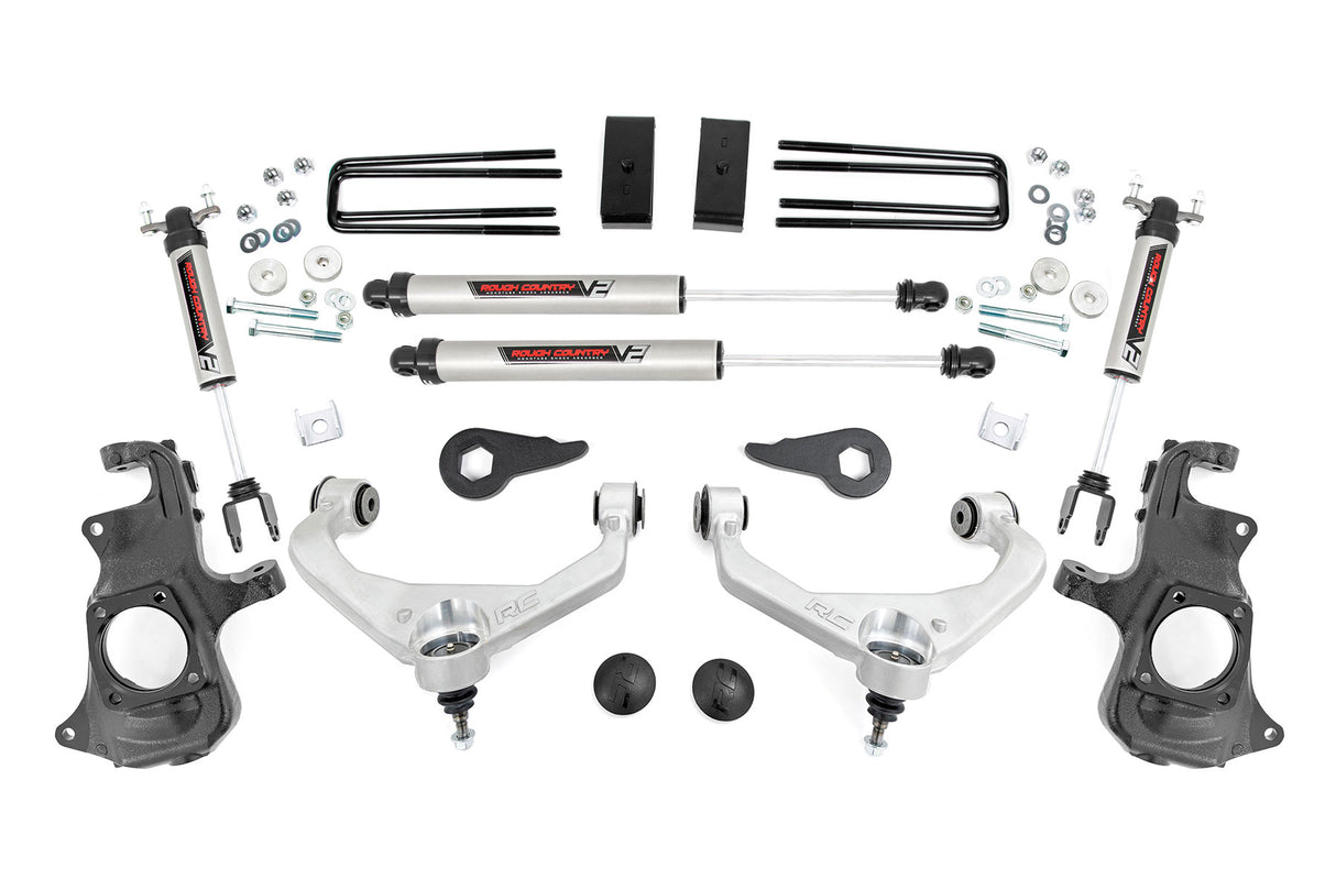 Rough Country - 3.5 Inch Knuckle Lift Kit - V2 - Chevy/GMC 2500HD/3500HD (11-19)