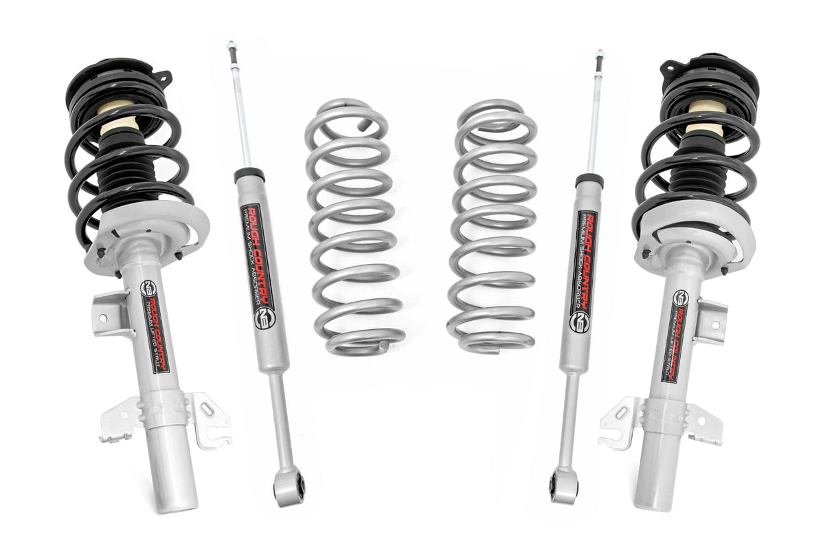 Rough Country - 2 Inch Lift Strut Kit - Jeep Cherokee KL 4WD (2014-2023)