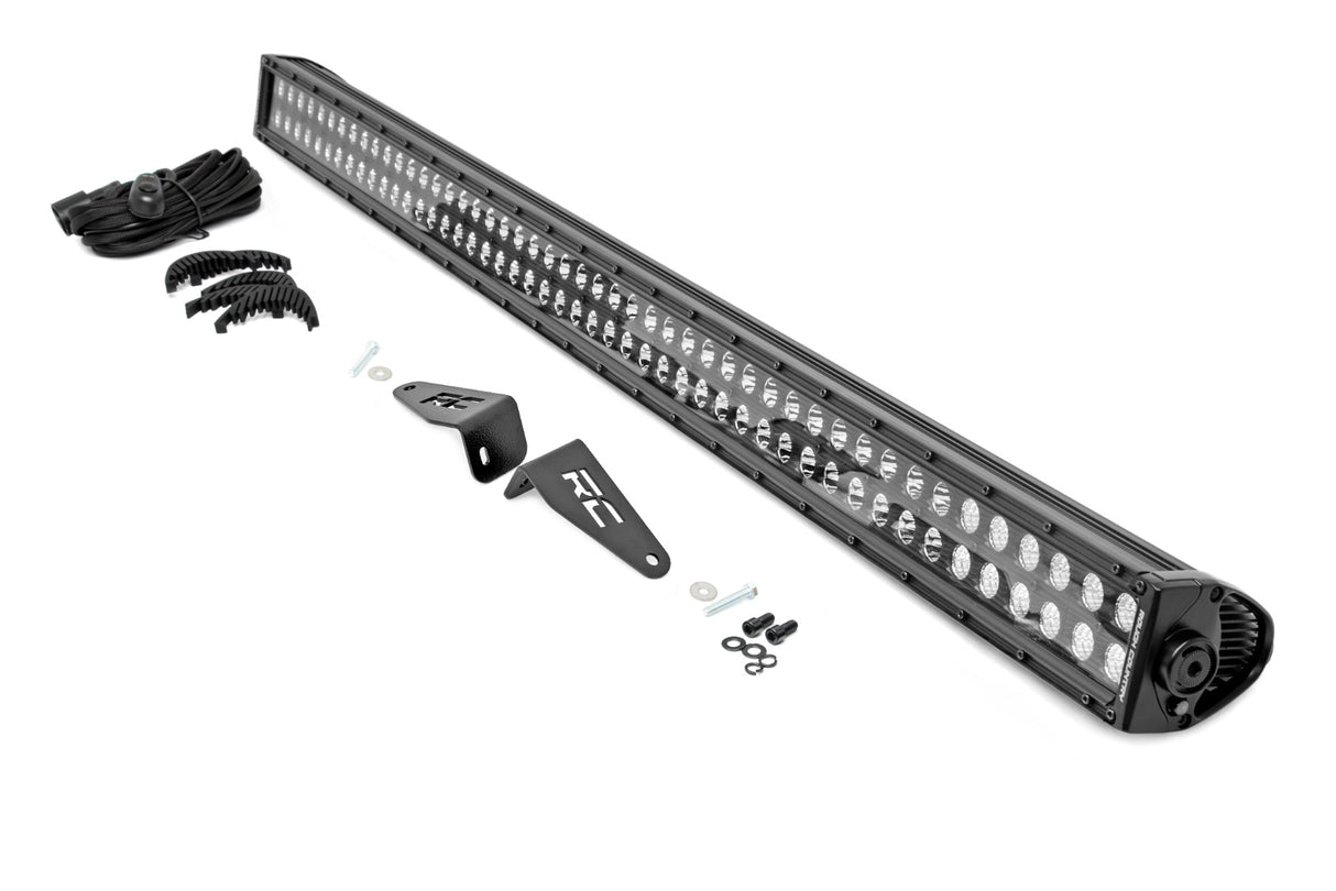 Rough Country - 50 In. Black Series LED Light Kit - Rear Mount - Polaris Ranger XP 1000