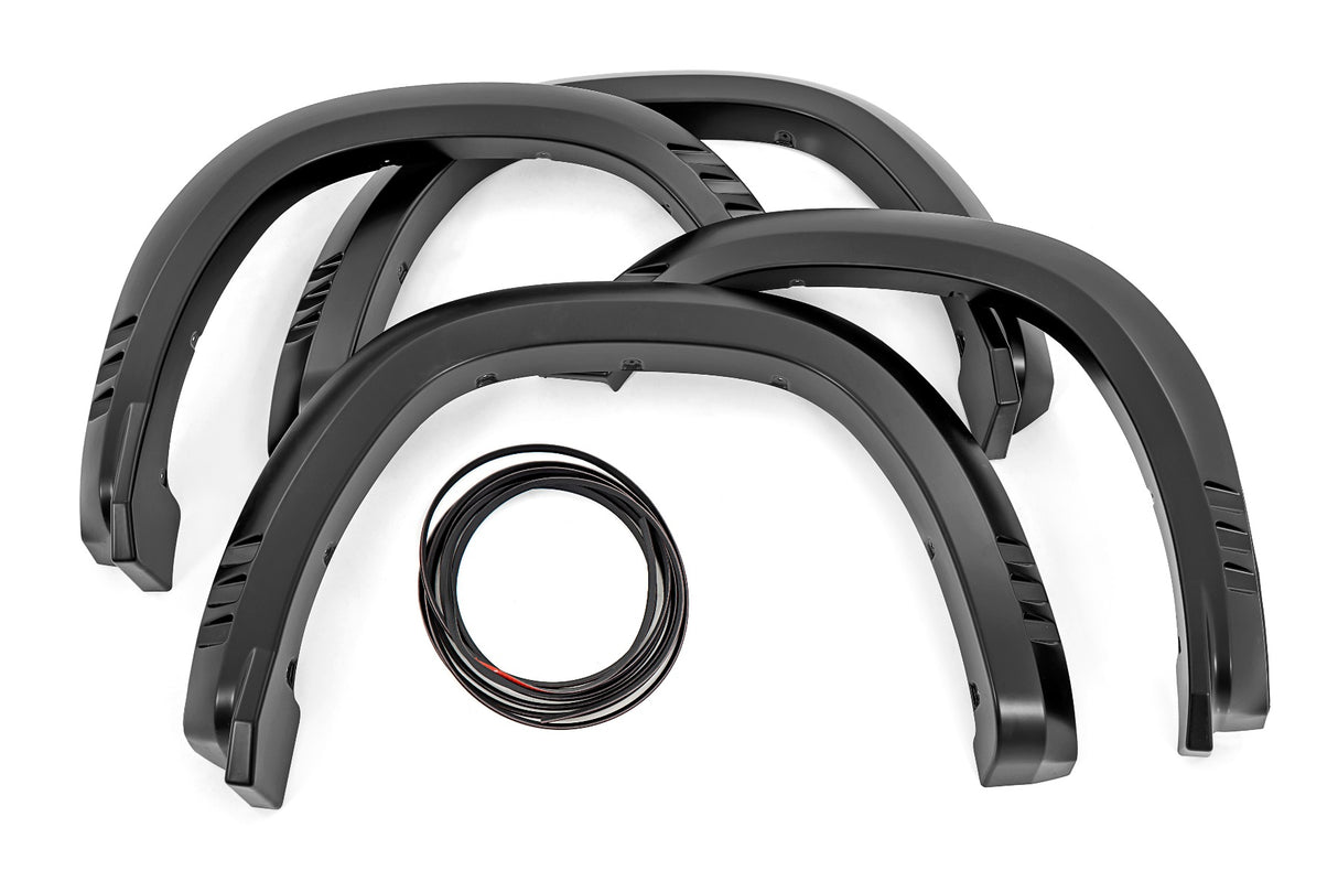 Rough Country - Fender Flares - SF1 - JSC Billet Silver - Ram 1500 2WD/4WD (2019-2024)