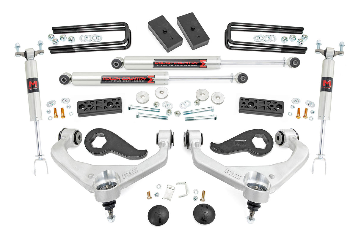 Rough Country - 3 Inch Lift Kit - UCAs - M1 - Chevy/GMC 2500HD/3500HD (20-25)