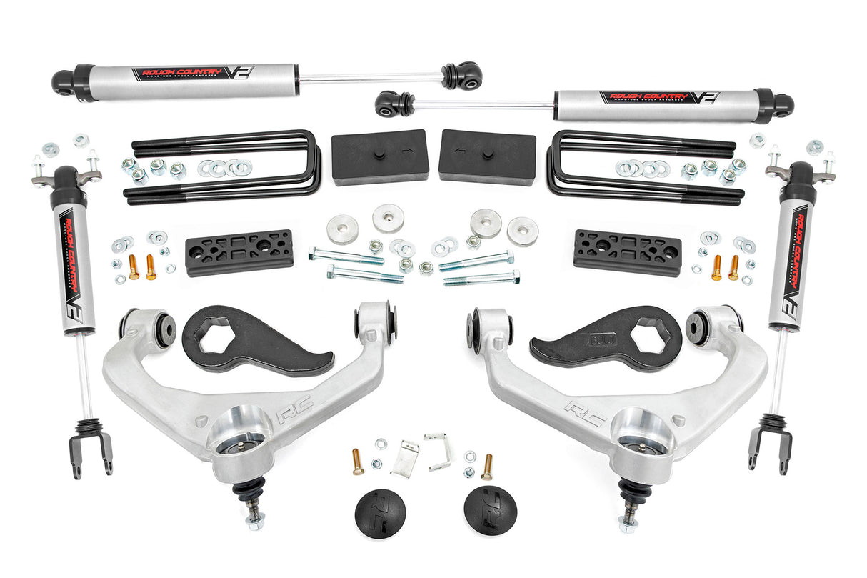 Rough Country - 3 Inch Lift Kit - UCAs - V2 - Chevy/GMC 2500HD/3500HD (20-25)