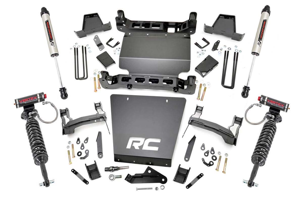 Rough Country - 7 Inch Lift Kit - Bracket - Vertex/V2 Shks - Chevy/GMC 1500 (14-16)