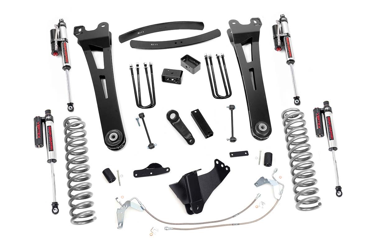 Rough Country - 6 Inch Lift Kit - Diesel - Radius Arm - Vertex - Ford F-250/F-350 Super Duty (08-10)
