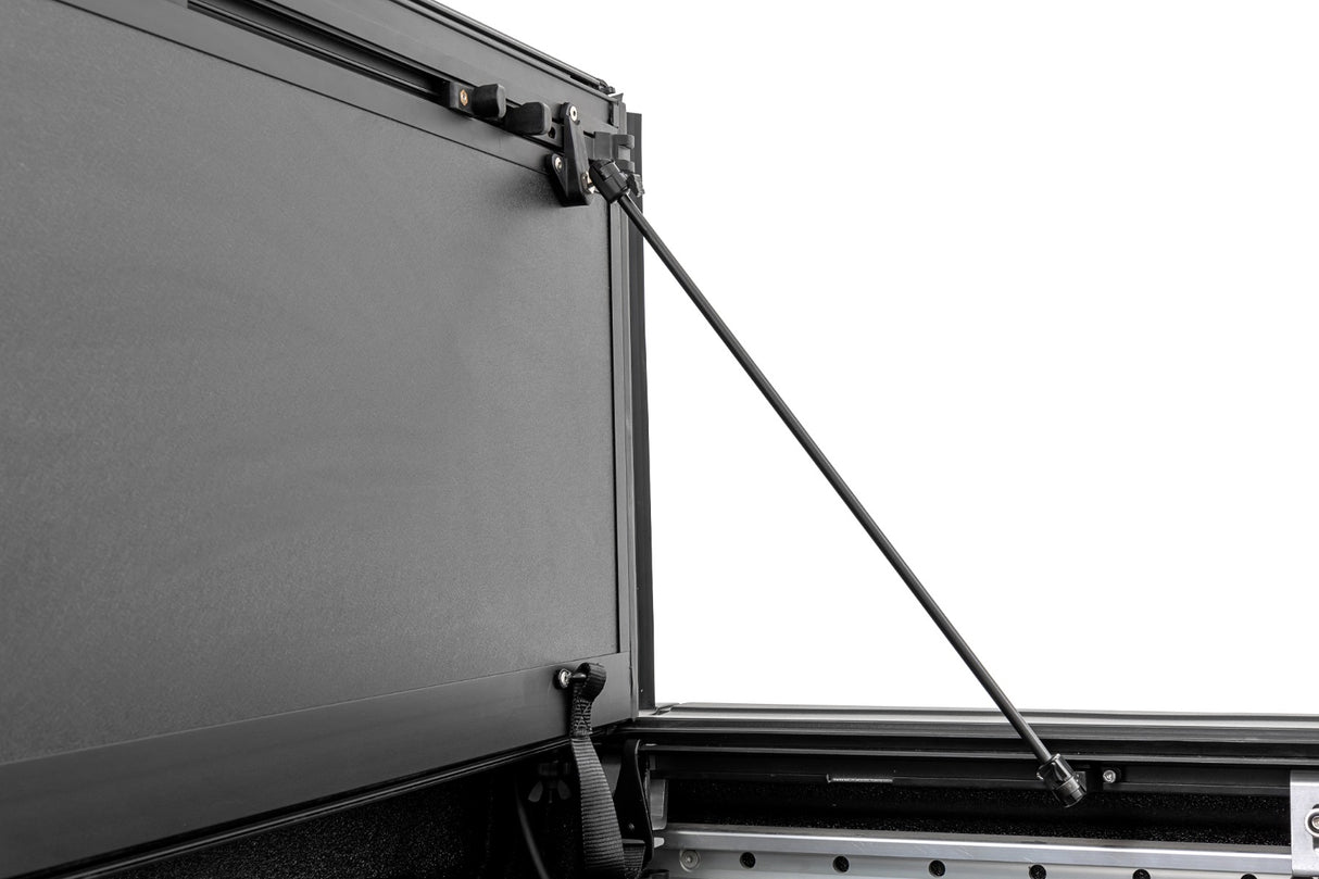 Rough Country - Hard Tri-Fold Flip Up Bed Cover - 4'6 In. Bed - Ford Maverick 2WD/4WD (22-25)