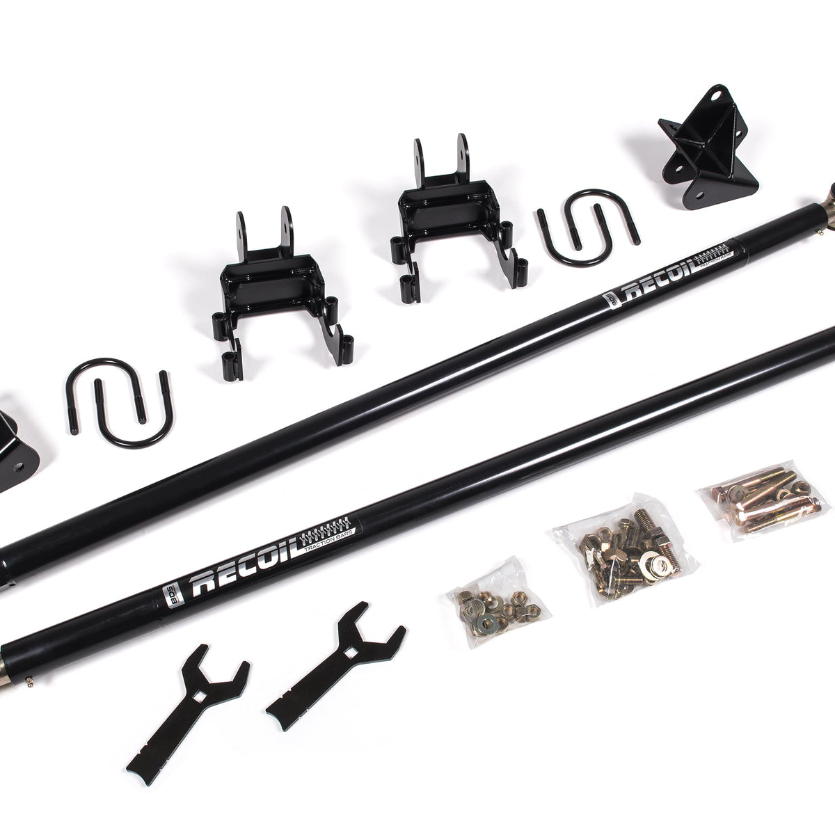 Recoil Traction Bar Kit Ford F250/F350 Super Duty (9916) Short Be