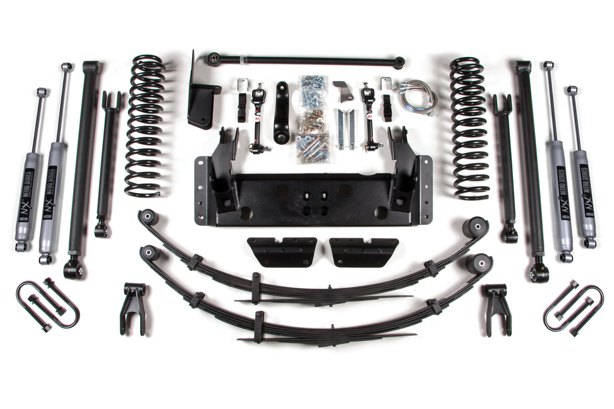 1997-2001 Jeep Cherokee (XJ) 6.5" Long Arm Suspension Kit W/8.25" Rear End