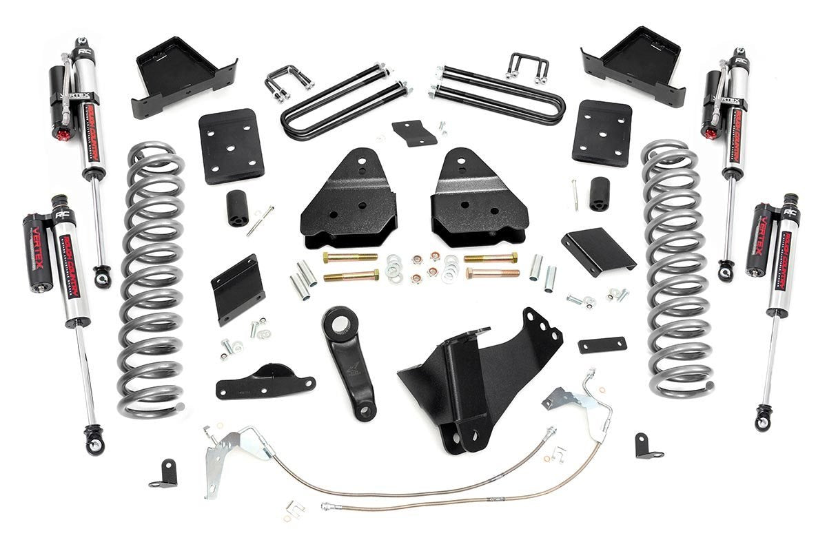 Rough Country - 6 Inch Lift Kit - Gas - OVLD - Vertex - Ford F-250 Super Duty 4WD (2011-2014)