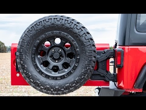 Rough Country - Heavy Duty Tire Carrier - Jeep Wrangler JK (2007-2018) - 10523