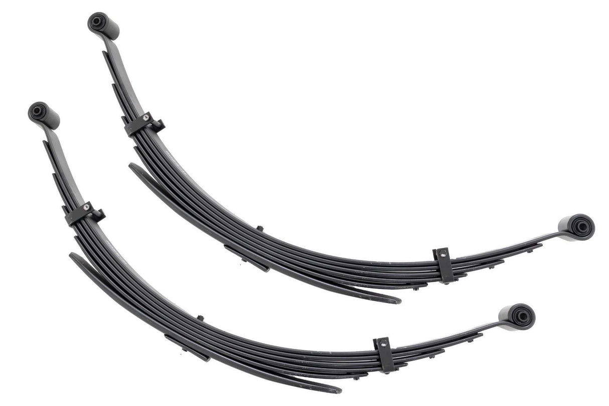 Rough Country - Rear 52 Inch Leaf Springs -6 In. Lift - Pair - Chevy/GMC C10/K10 Truck & SUV/K5 Blazer (73-91)