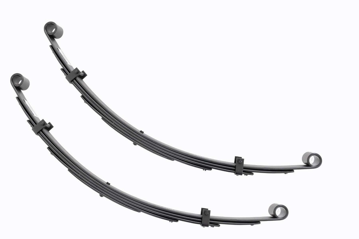 Rough Country - Front Leaf Springs - 4 In. Lift - Pair - Toyota Land Cruiser FJ40 4WD (64-80)