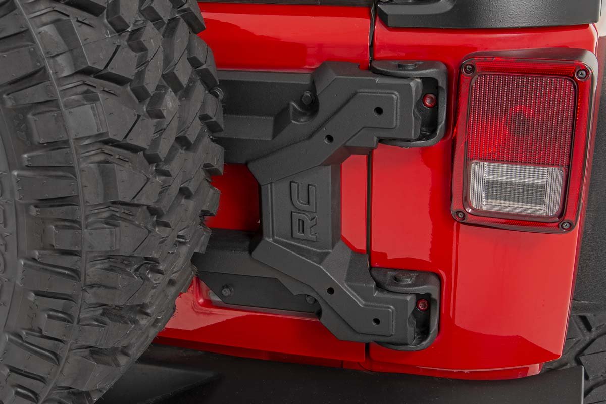 Rough Country - Heavy Duty Tire Carrier - Jeep Wrangler JK (2007-2018) - 10523