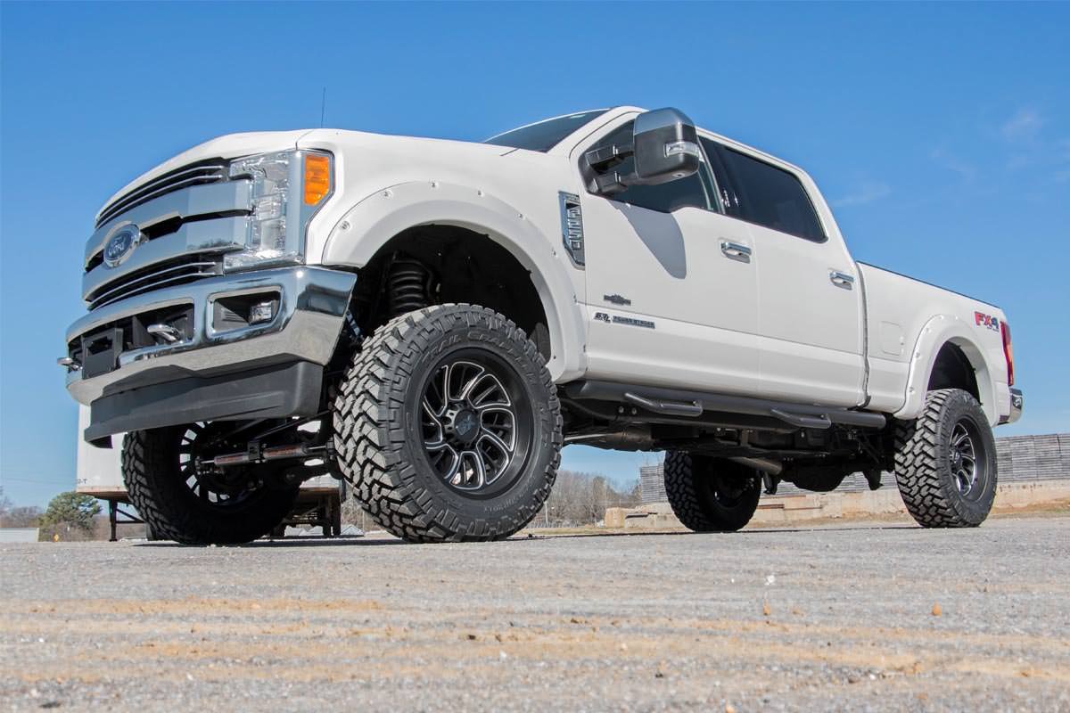 Rough Country - Pocket Fender Flares - UM Agate Black - Ford F-250/F-350 Super Duty (17-22)