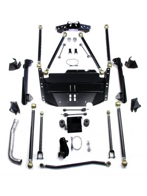 TJ SWB: Pro LCG Long Arm Suspension System for Coilover Setup