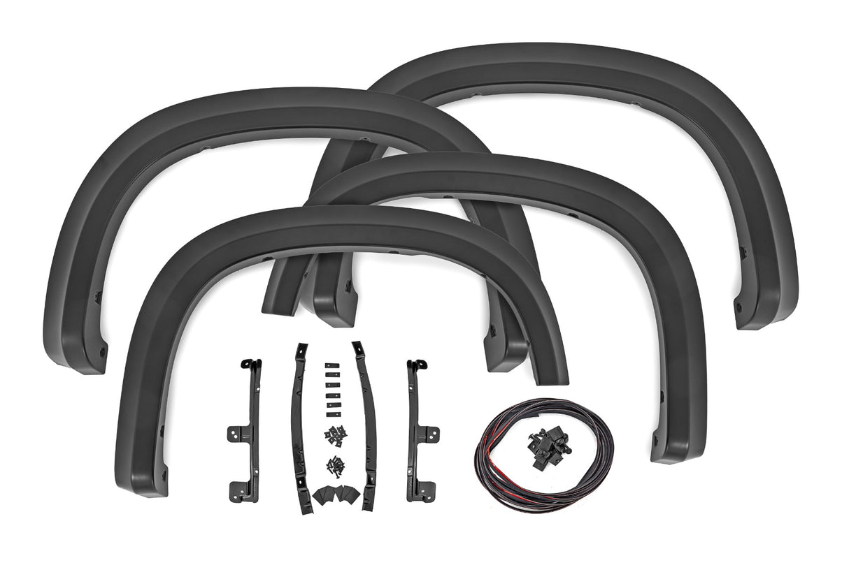 Fender Flares - Sport - GAZ Summit White - Chevy Silverado 1500 (19-24)