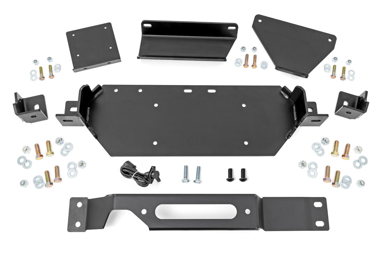 Rough Country - Hidden Winch Mount - Ford F-250/F-350 Super Duty 2WD/4WD (2020-2022)