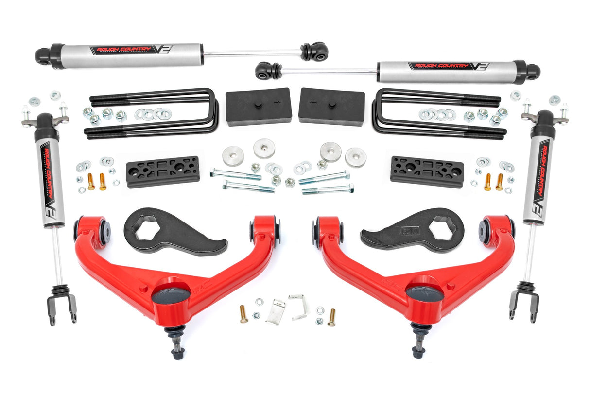 Rough Country - 3 Inch Lift Kit - UCAs - V2 - Chevy/GMC 2500HD/3500HD (20-25)