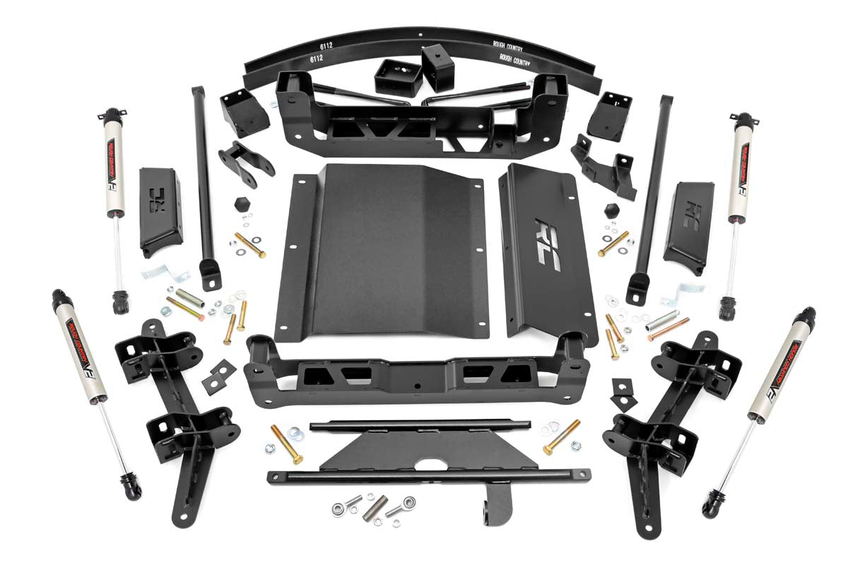 Rough Country - 6 Inch Lift Kit - V2 - Chevy C1500/K1500 Truck & SUV 4WD (1988-1999)