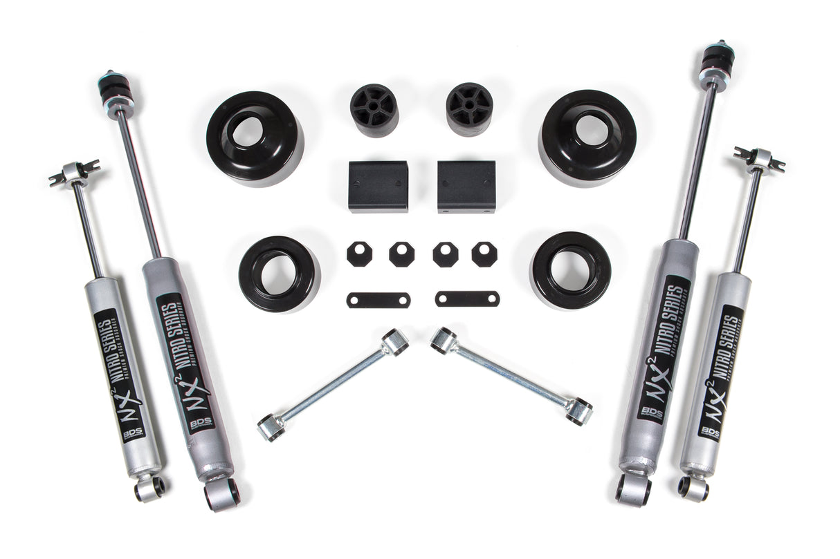 2 Inch Lift Kit - Coil Spacer - Jeep Wrangler JK (07-11) 2-Door