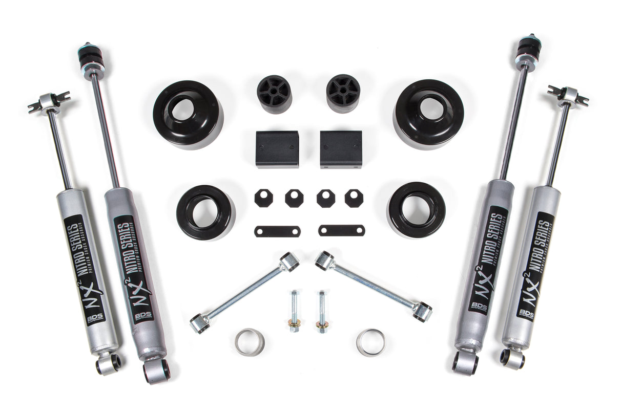 2 Inch Lift Kit - Coil Spacer - Jeep Wrangler JK (12-18) 2-Door