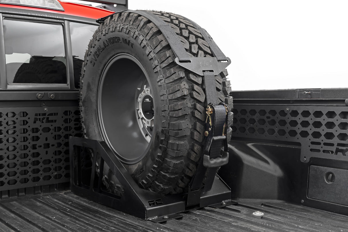 Bed Mount Spare Tire Carrier - Universal - Multiple Makes & Models (Chevy/Dodge/Ford/GMC/Ram)