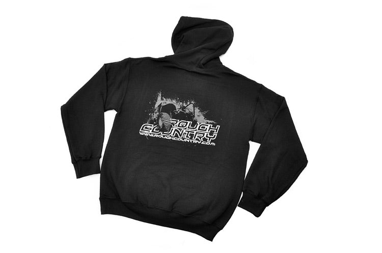 Rough Country Hoodie - Black - Size 3XL