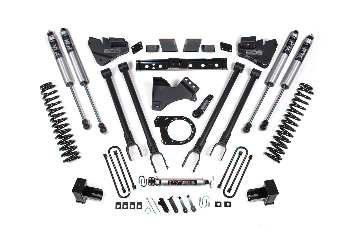 6 Inch Lift Kit | 4-Link Conversion | Ford F250/F350 Super Duty (17-19) 4WD | Diesel