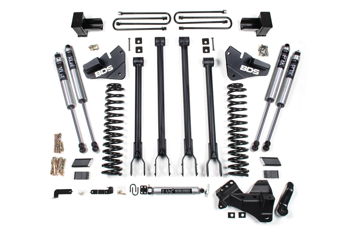 5 Inch Lift Kit w/ 4-Link | Ford F250/F350 Super Duty (20-22) 4WD | Gas