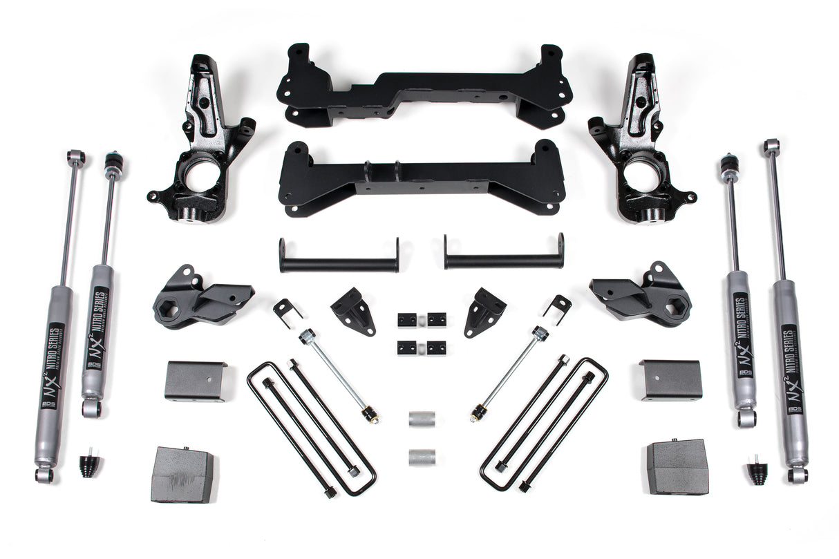 7 Inch Lift Kit - Chevy Silverado Or GMC Sierra 2500HD (01-10) 2WD