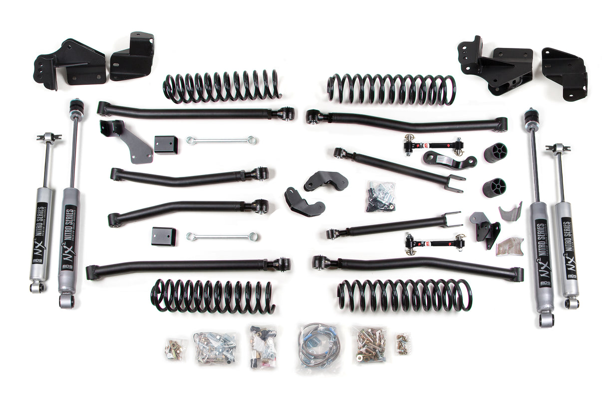 4.5 Inch Lift Kit - Long Arm - Jeep Wrangler JK (07-18) 4-Door