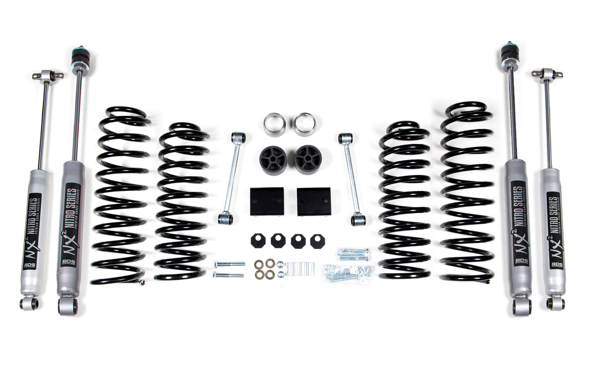 2 Inch Lift Kit - Coil Spring - Jeep Wrangler JK (12-18) 4-Door