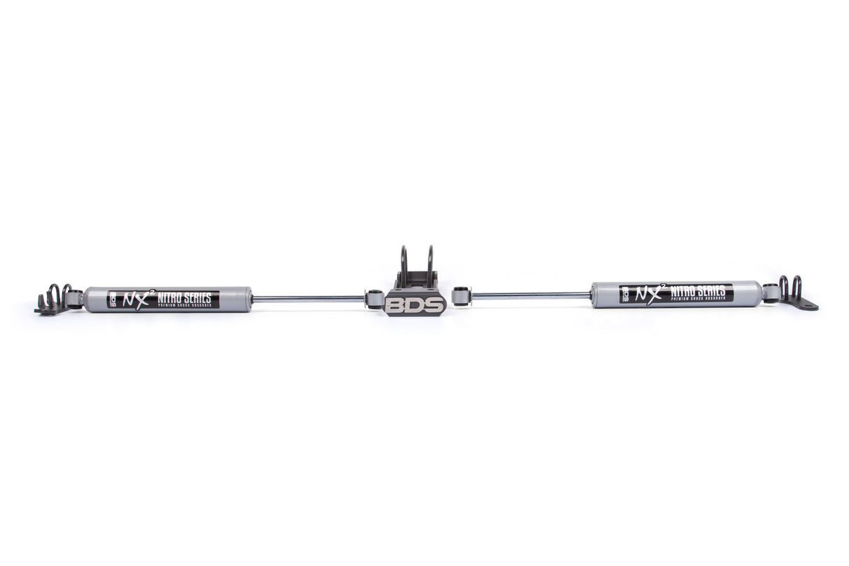 Dual Steering Stabilizer Kit w/ NX2 Shocks | Jeep Wrangler TJ (97-06), Cherokee XJ (84-01), Grand Cherokee ZJ (93-98)