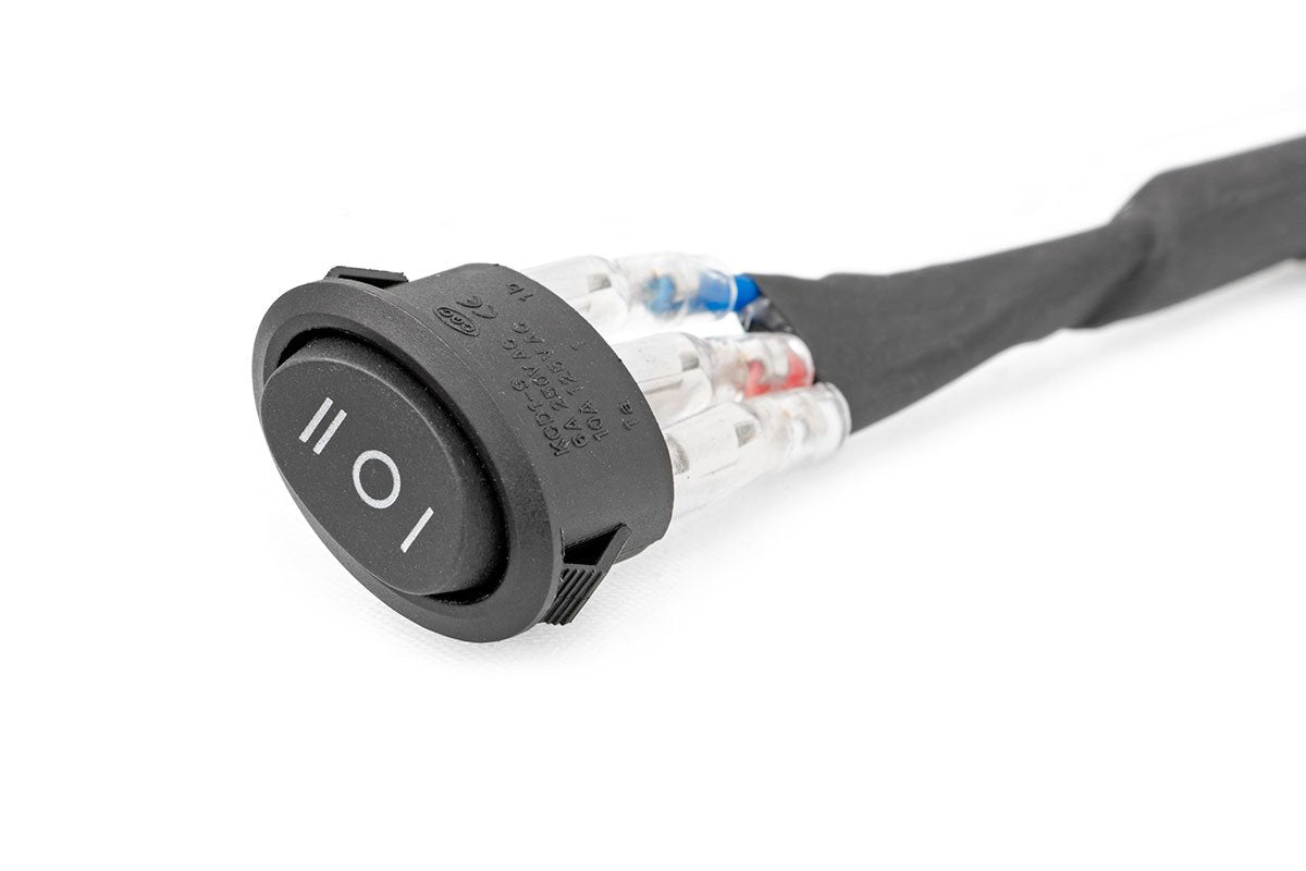 Rough Country - 30 Inch Black Series LED Light Bar - Curved - Dual Row - Cool White DRL