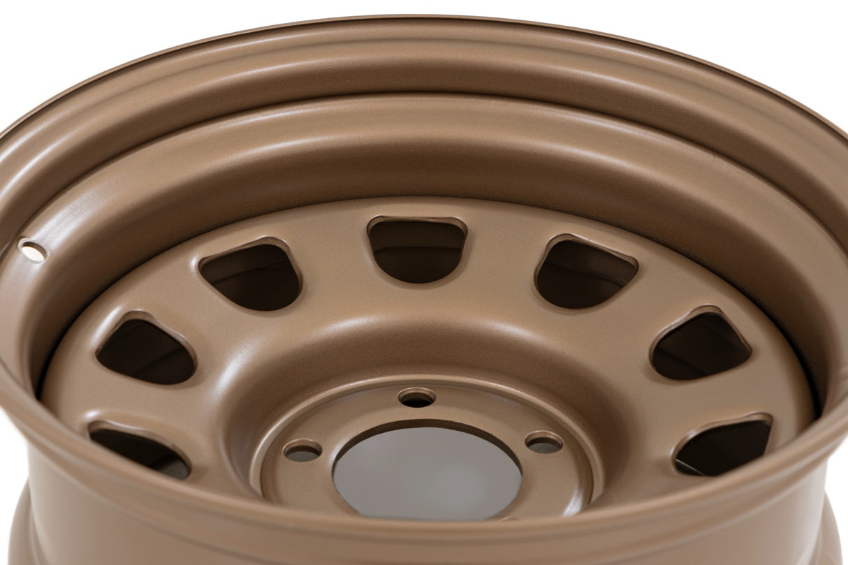 Steel Wheel - Bronze - 16x8 - 6x5.5 - 4.25 Bore - -12