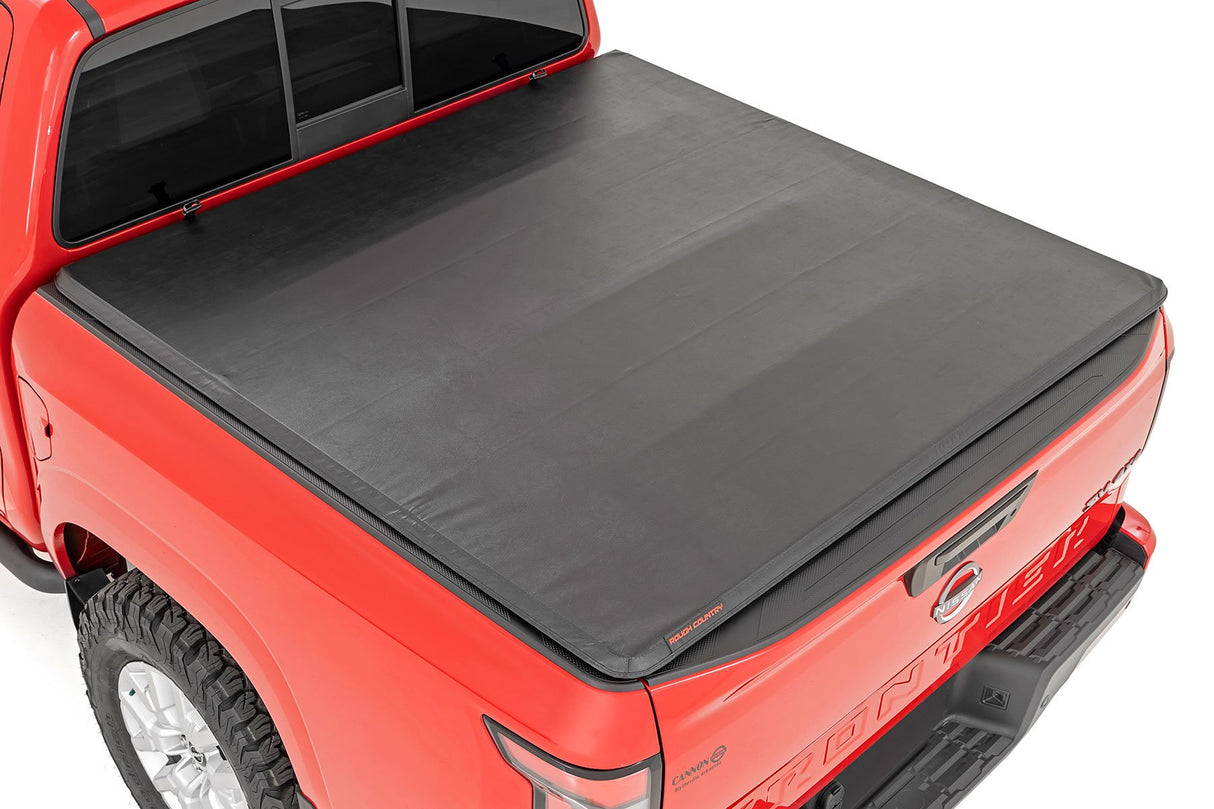Soft Tri-Fold Bed Cover - 5' Bed - Nissan Frontier 2WD/4WD (2022-2024)