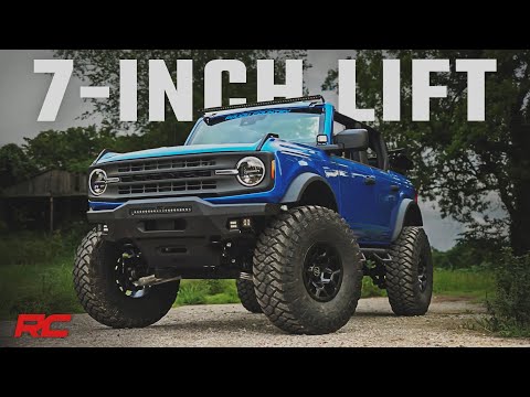 Rough Country - 7 Inch Lift Kit - 4-Door Base - Ford Bronco 4WD (2021-2025)