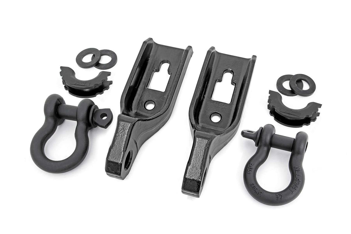 Tow Hook Brackets - D-Ring Combo - Ford F-150 2WD/4WD (2009-2020)
