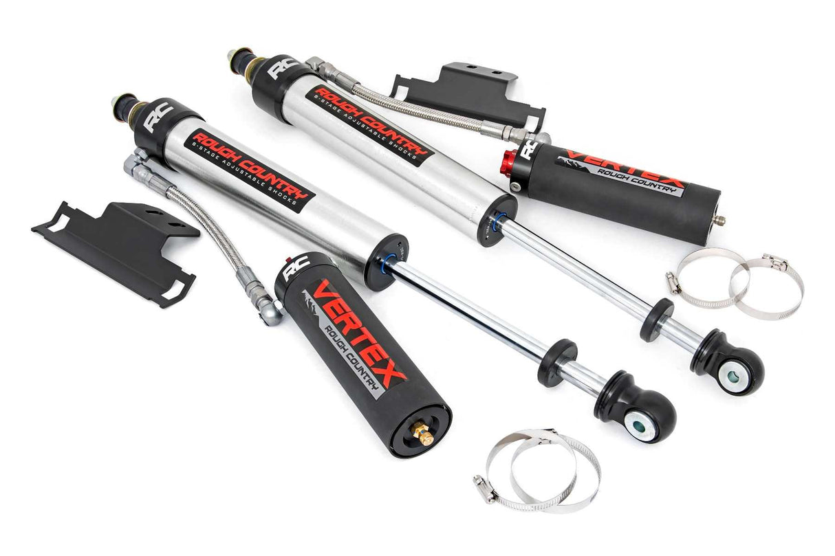 Rough Country - Vertex 2.5 Adjustable Rear Shocks - 3 In. - Toyota Tacoma 2WD/4WD (2005-2023)