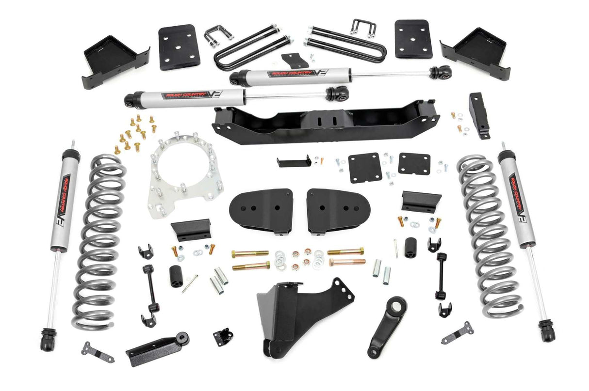 Rough Country - 6 Inch Lift Kit - Diesel - OVLD - V2 - Ford F-250/F-350 Super Duty 4WD (23-25)