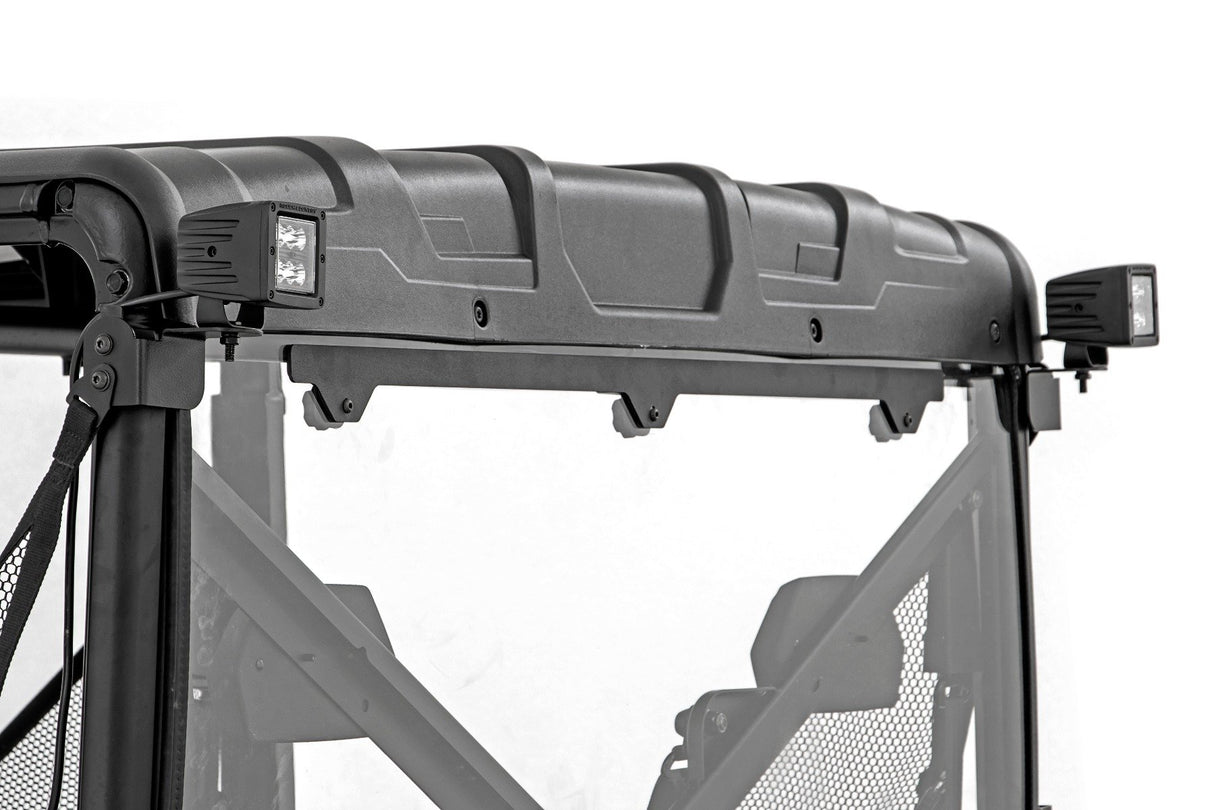 Rough Country - LED Light Kit - Rear Mount - 2 In. Chrome Pair - Wide Angle - Polaris Ranger XP 1000