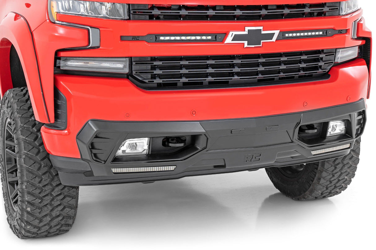 Front Bumper Fascia Cover Kit - Chevy Silverado 1500 2WD/4WD (2019-2022)