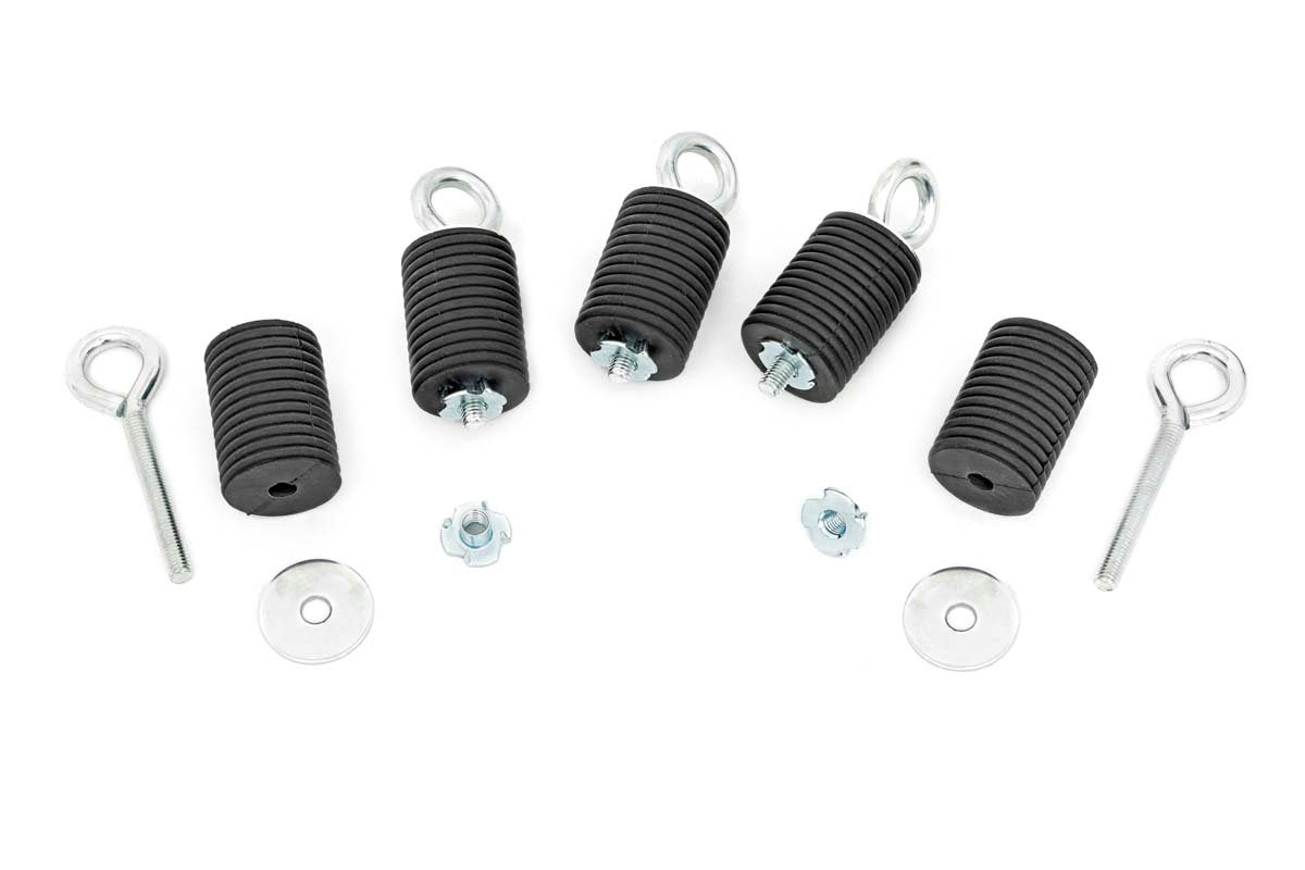 Bed Tie Down Kit - 1-7/16 Inch Diameter - 5 Pieces - Polaris Ranger XP 900/XP 1000/General