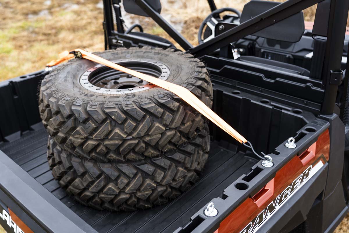 Bed Tie Down Kit - 1-7/16 Inch Diameter - 5 Pieces - Polaris Ranger XP 900/XP 1000/General
