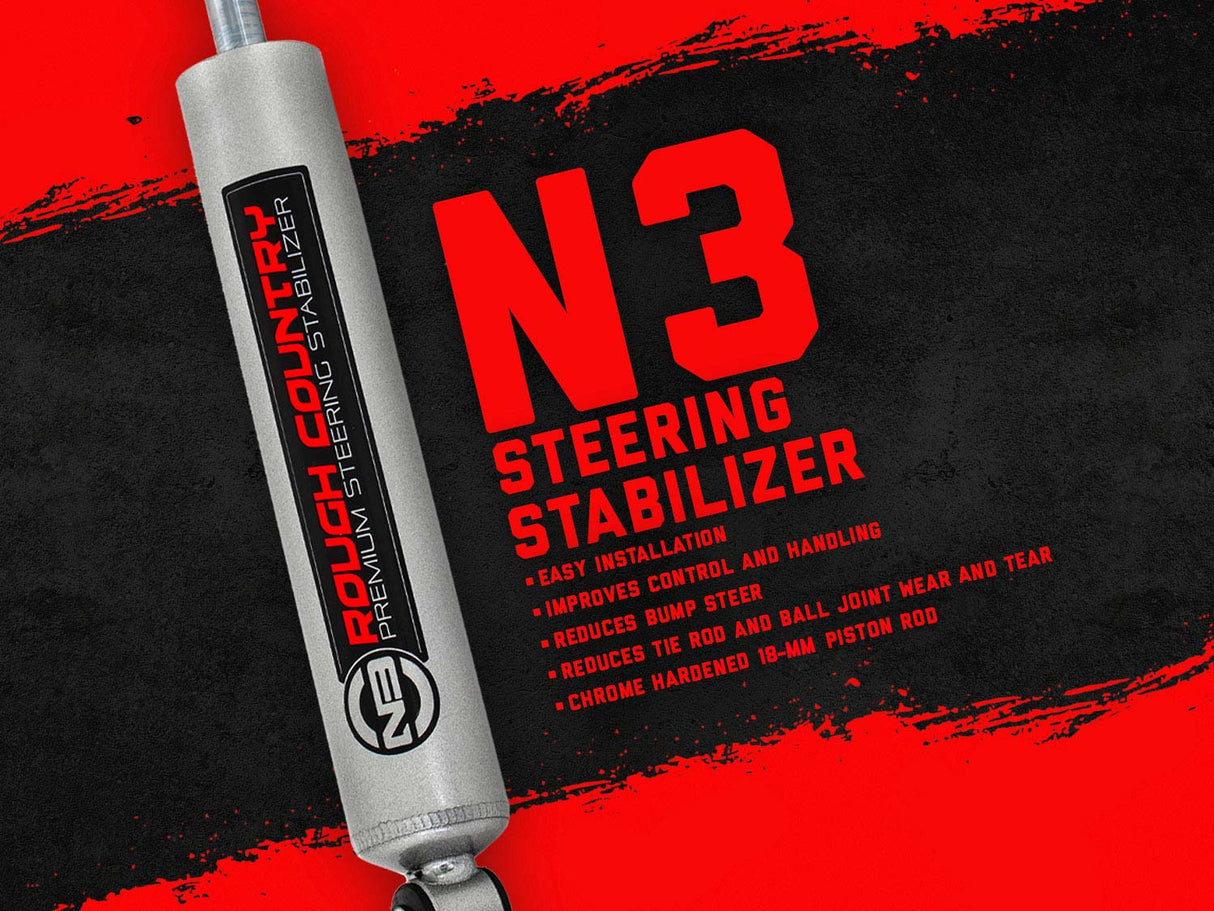 Rough Country - N3 Steering Stabilizer - Chevy C10 Truck 2WD (1969-1987)