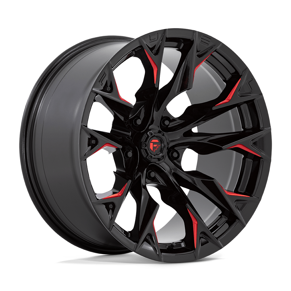 Flame 20X10 5X5 G-BLK MILL C-RED -18MM