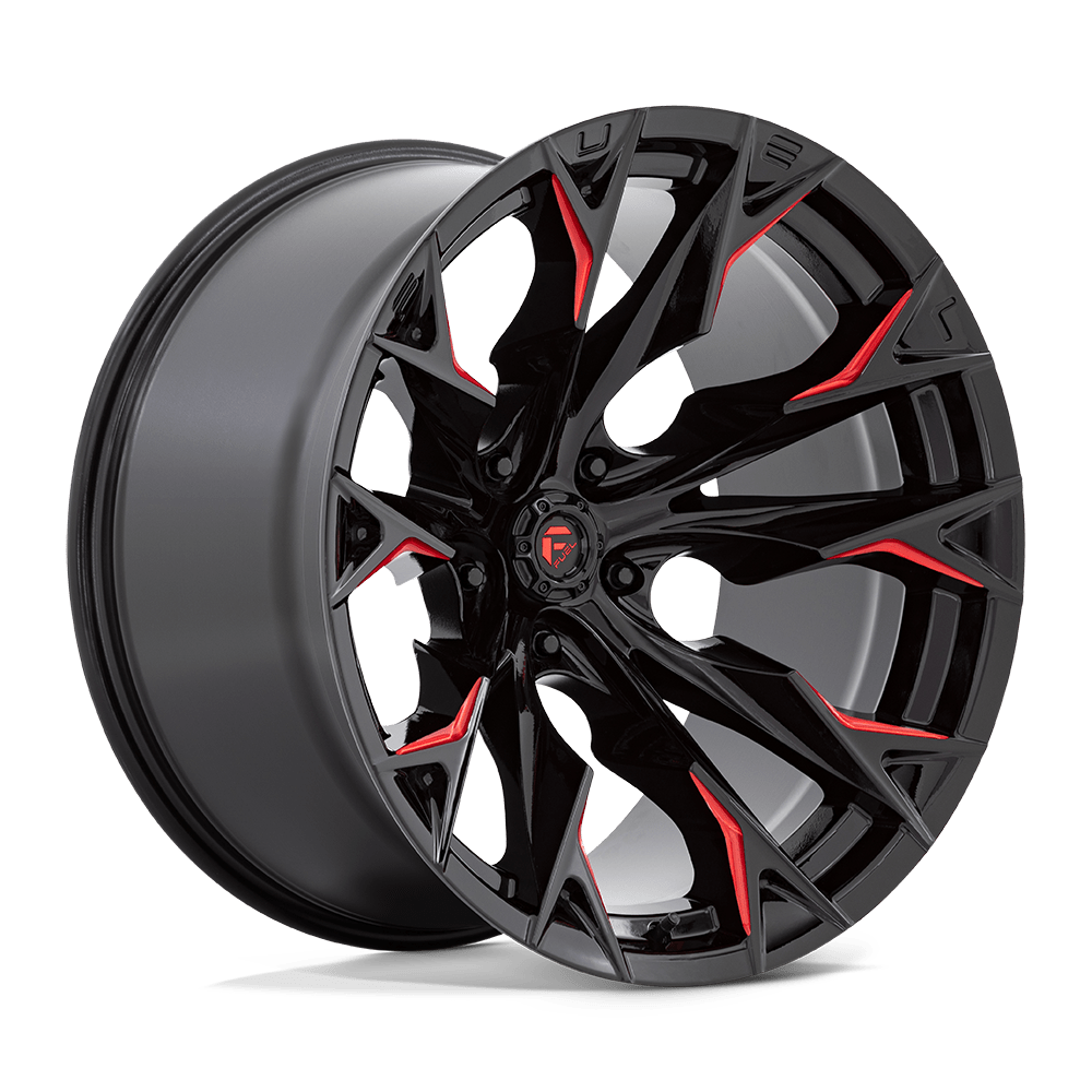 Flame 22X12 5X5 G-BLK MILL C-RED -44MM