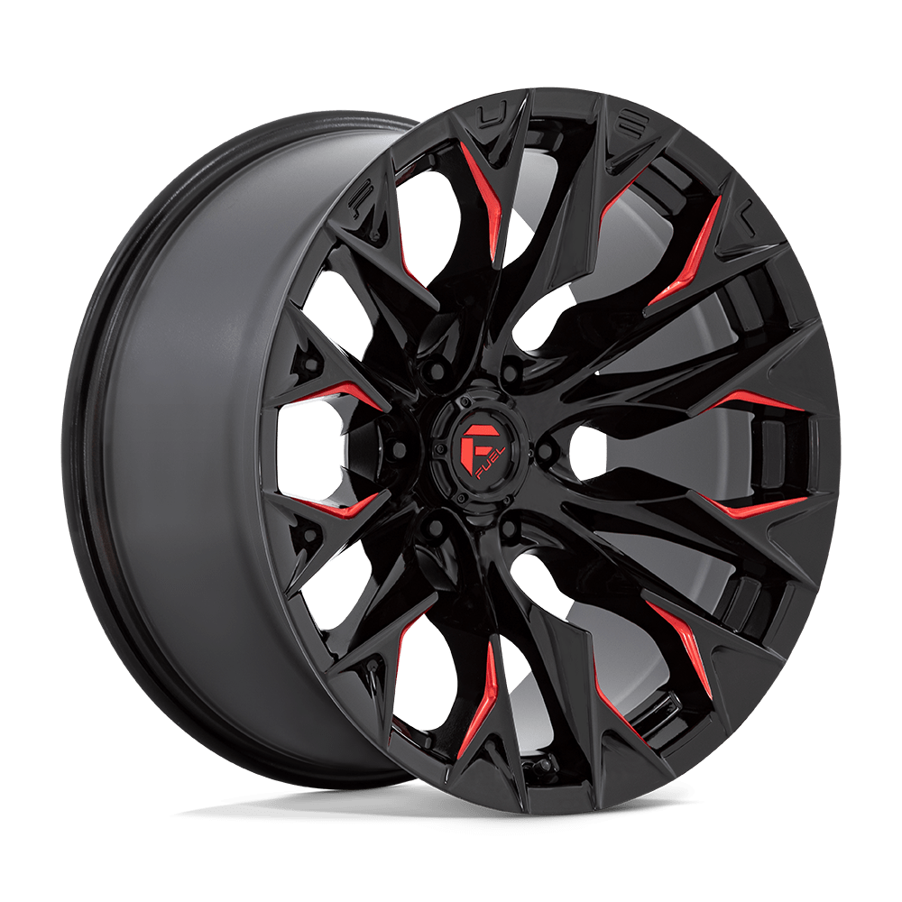 Flame 20X10 8X170 G-BLK MILL C-RED -18MM