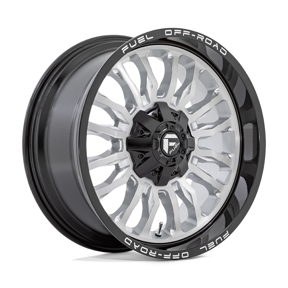 Arc 22X10 8X6.5 SLVR-BRSH BLK-LP -18MM